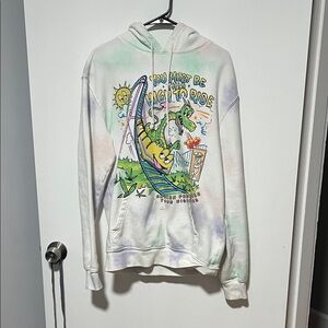 Colorful Graphic Print Men's Hoodie